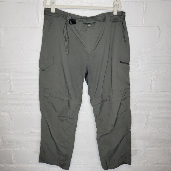 Columbia Men's Size 42 x 30 Convertible Cargo Pants Gray Zip Off Shorts - Picture 1 of 6